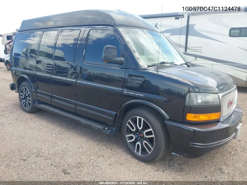 2012 GMC Savana 1500 Upfitter VIN: 1GDS7DC47C1124478 Lot: 45522931