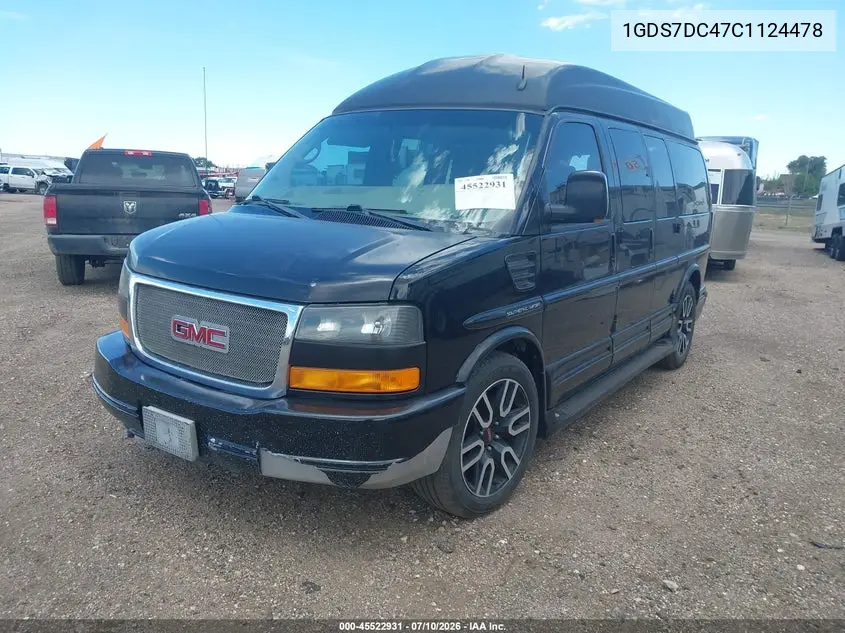 2012 GMC Savana 1500 Upfitter VIN: 1GDS7DC47C1124478 Lot: 45522931