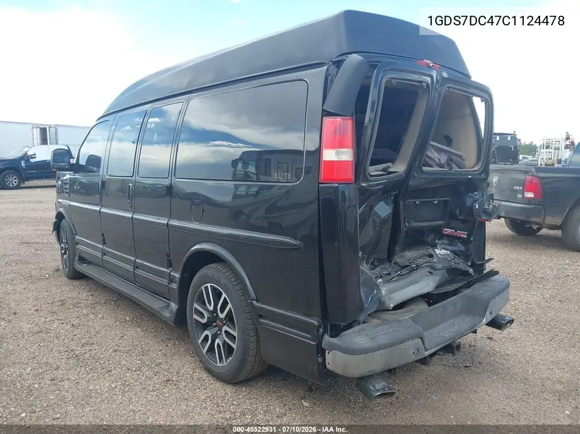 2012 GMC Savana 1500 Upfitter VIN: 1GDS7DC47C1124478 Lot: 45522931