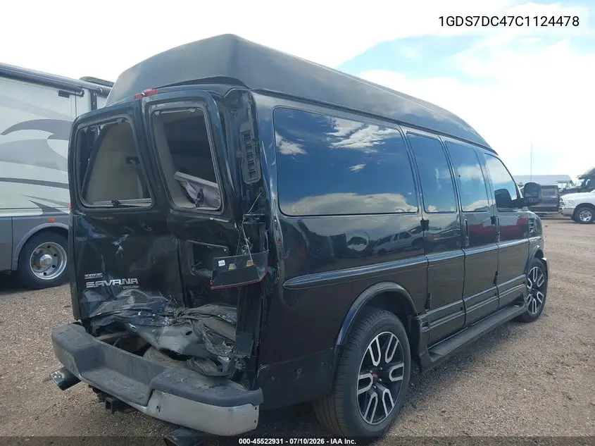 2012 GMC Savana 1500 Upfitter VIN: 1GDS7DC47C1124478 Lot: 45522931