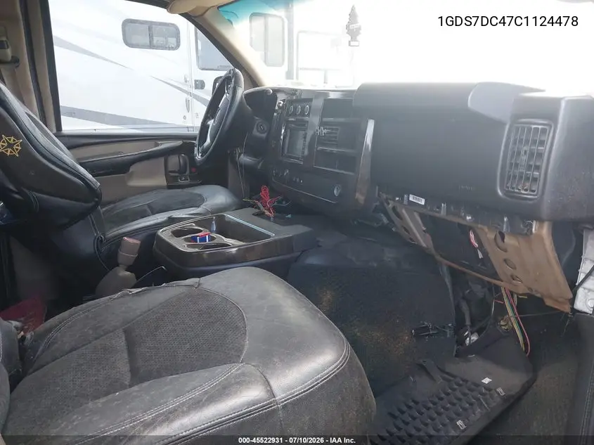 2012 GMC Savana 1500 Upfitter VIN: 1GDS7DC47C1124478 Lot: 45522931