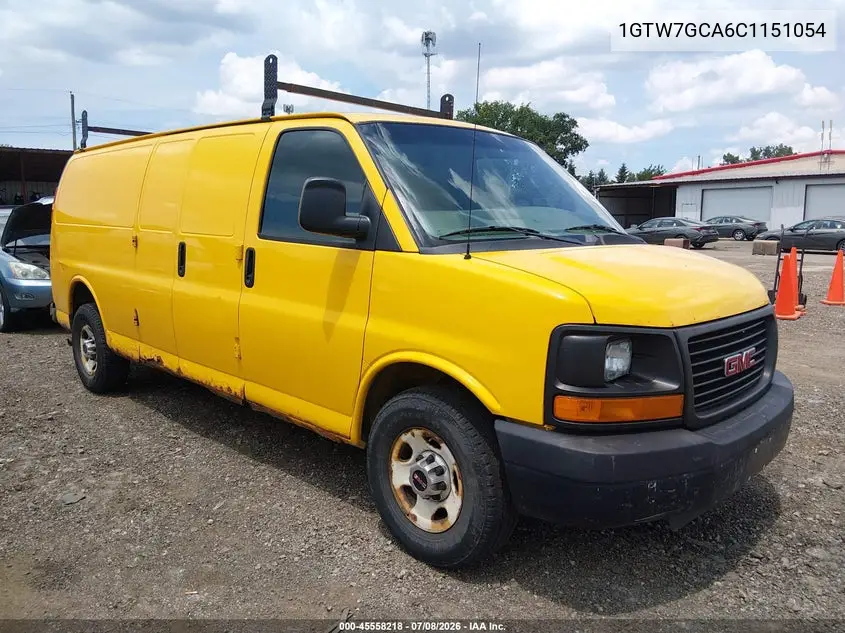 2012 GMC Savana 2500 Work Van VIN: 1GTW7GCA6C1151054 Lot: 45558218