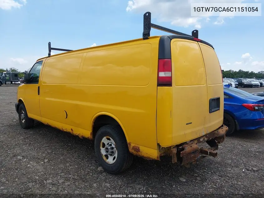 2012 GMC Savana 2500 Work Van VIN: 1GTW7GCA6C1151054 Lot: 45558218