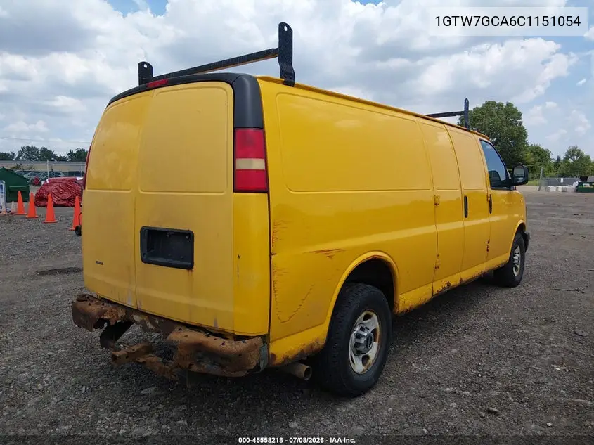 2012 GMC Savana 2500 Work Van VIN: 1GTW7GCA6C1151054 Lot: 45558218