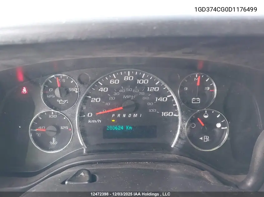 2013 GMC Savana Cutaway Standard VIN: 1GD374CG0D1176499 Lot: 12472398