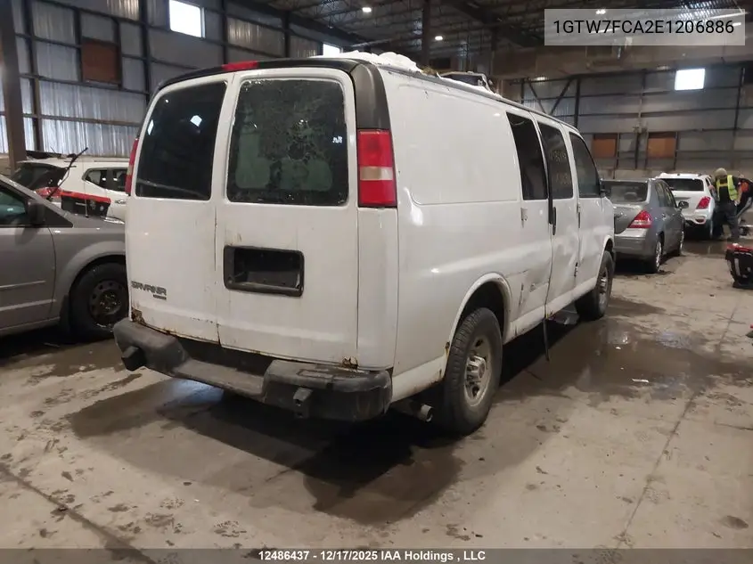 2014 GMC Savana G2500 VIN: 1GTW7FCA2E1206886 Lot: 12486437