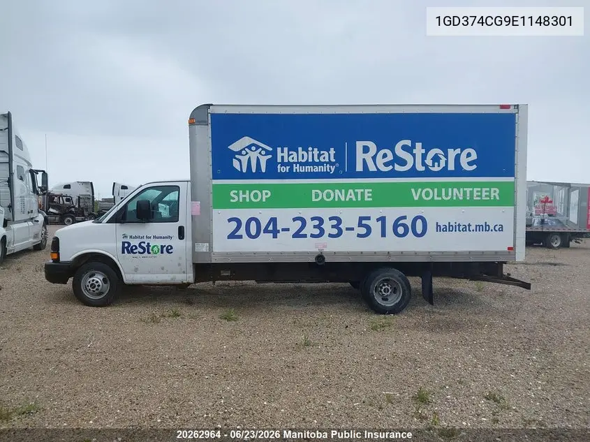 2014 GMC Savana 3500 VIN: 1GD374CG9E1148301 Lot: 20262964