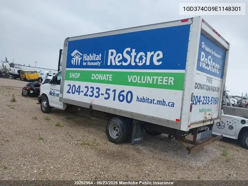 2014 GMC Savana 3500 VIN: 1GD374CG9E1148301 Lot: 20262964