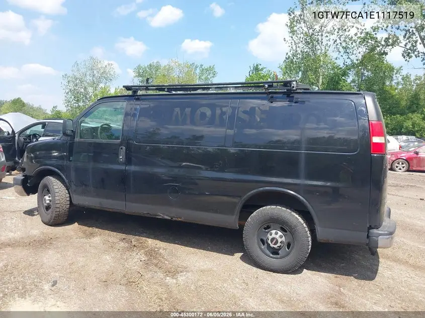 2014 GMC Savana 2500 Work Van VIN: 1GTW7FCA1E1117519 Lot: 45300172