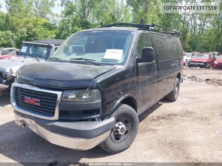 2014 GMC Savana 2500 Work Van VIN: 1GTW7FCA1E1117519 Lot: 45300172