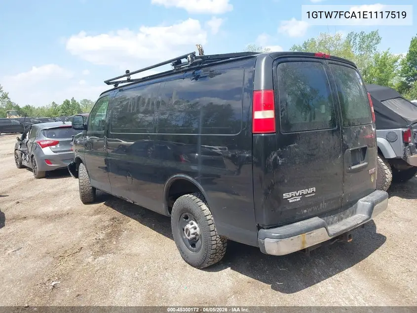 2014 GMC Savana 2500 Work Van VIN: 1GTW7FCA1E1117519 Lot: 45300172