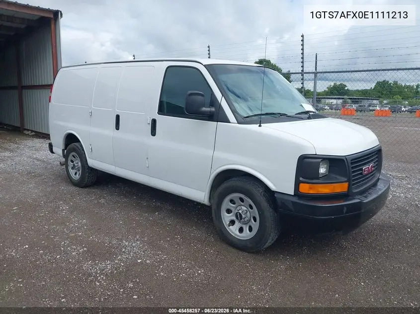 2014 GMC Savana 1500 Work Van VIN: 1GTS7AFX0E1111213 Lot: 45458257