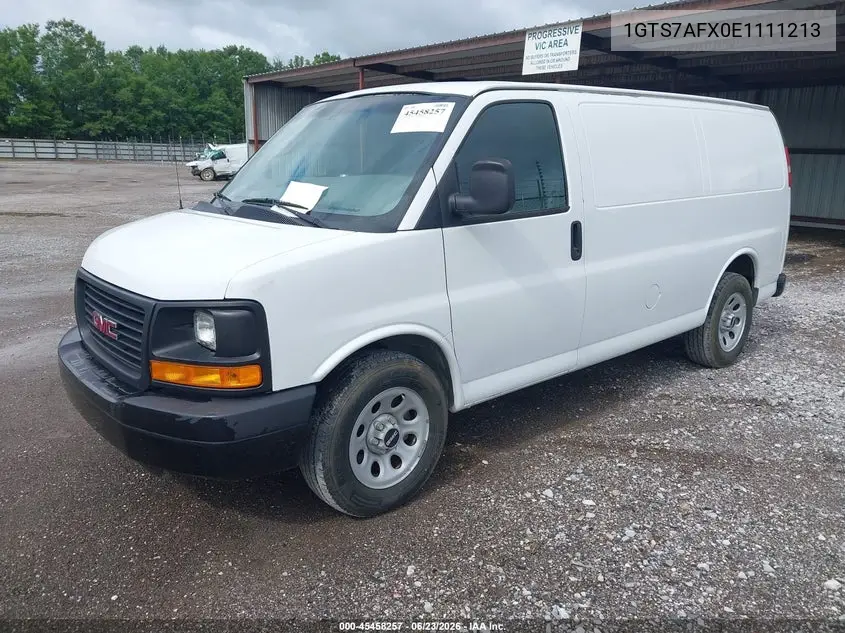 2014 GMC Savana 1500 Work Van VIN: 1GTS7AFX0E1111213 Lot: 45458257
