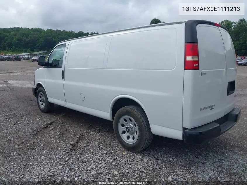 2014 GMC Savana 1500 Work Van VIN: 1GTS7AFX0E1111213 Lot: 45458257