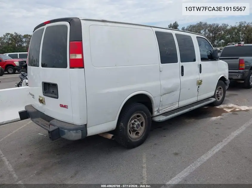 2014 GMC Savana 2500 Work Van VIN: 1GTW7FCA3E1915567 Lot: 45620708