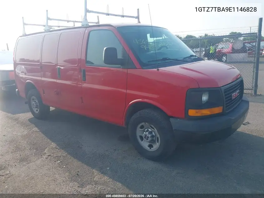 2014 GMC Savana 3500 Work Van VIN: 1GTZ7TBA9E1146828 Lot: 45659403