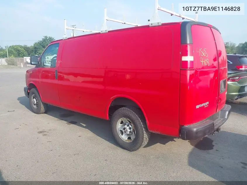 2014 GMC Savana 3500 Work Van VIN: 1GTZ7TBA9E1146828 Lot: 45659403