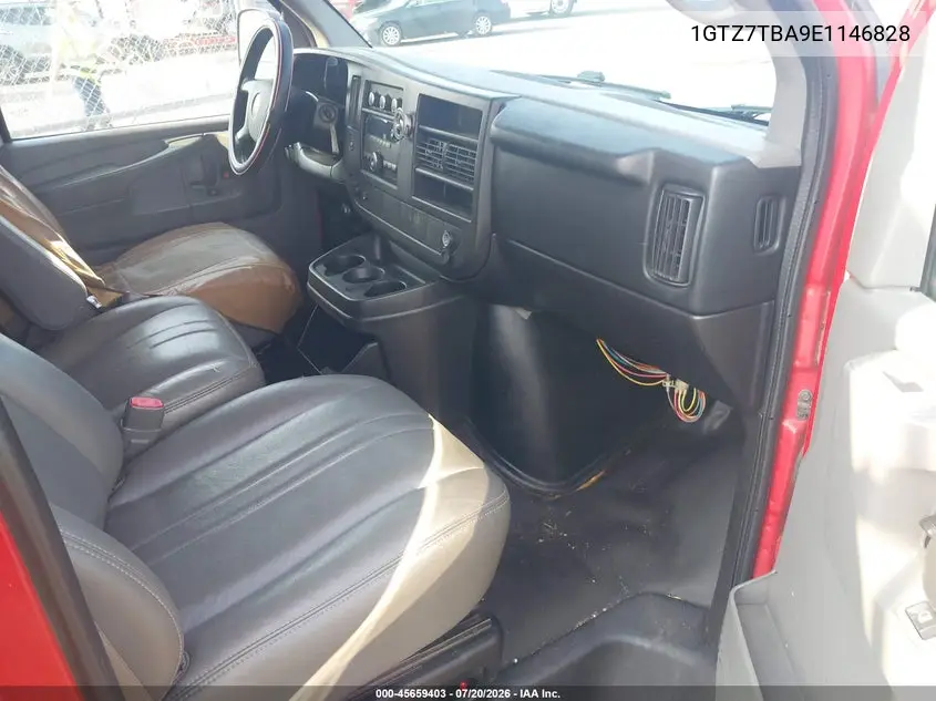 2014 GMC Savana 3500 Work Van VIN: 1GTZ7TBA9E1146828 Lot: 45659403