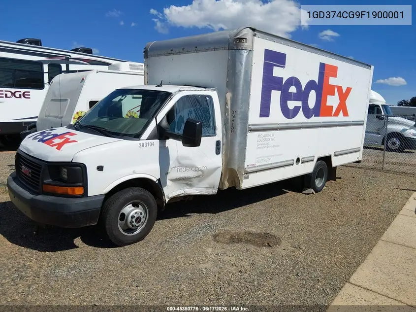 2015 GMC Savana Cutaway 3500 VIN: 1GD374CG9F1900001 Lot: 45350776
