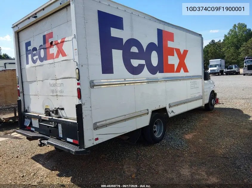 2015 GMC Savana Cutaway 3500 VIN: 1GD374CG9F1900001 Lot: 45350776
