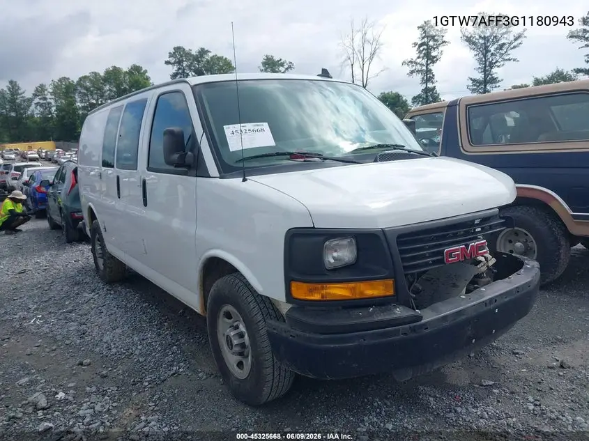 2016 GMC Savana 2500 Work Van VIN: 1GTW7AFF3G1180943 Lot: 45325668