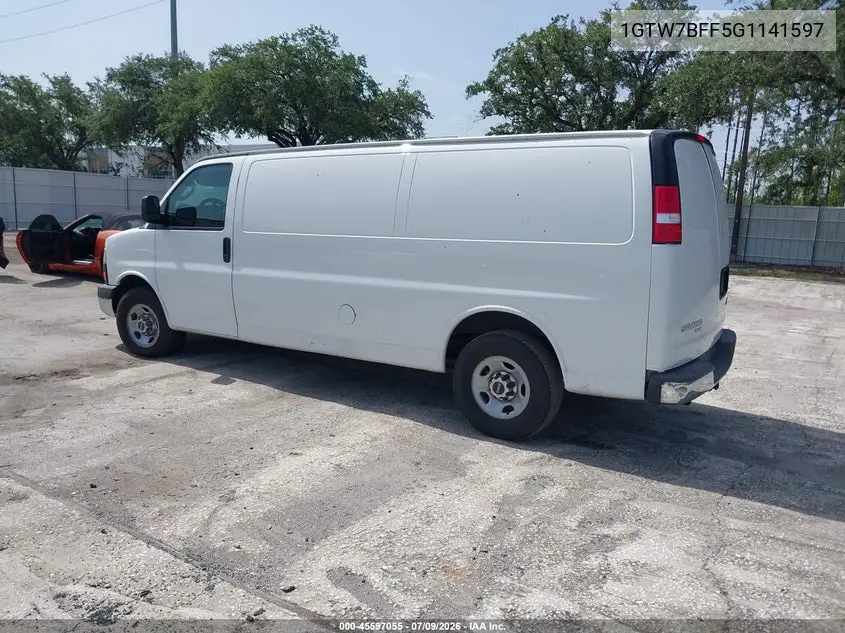 2016 GMC Savana 2500 1Wt VIN: 1GTW7BFF5G1141597 Lot: 45597055