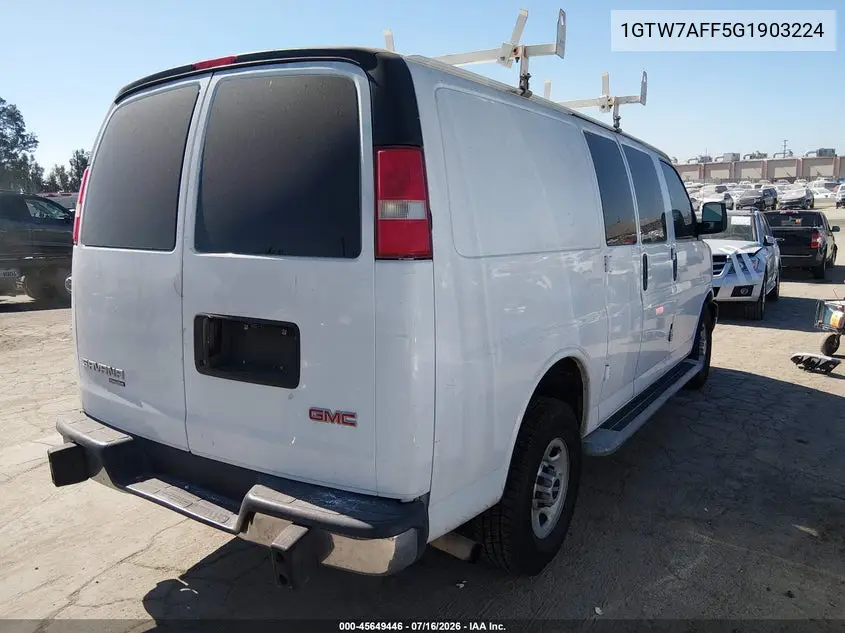 2016 GMC Savana 2500 Work Van VIN: 1GTW7AFF5G1903224 Lot: 45649446