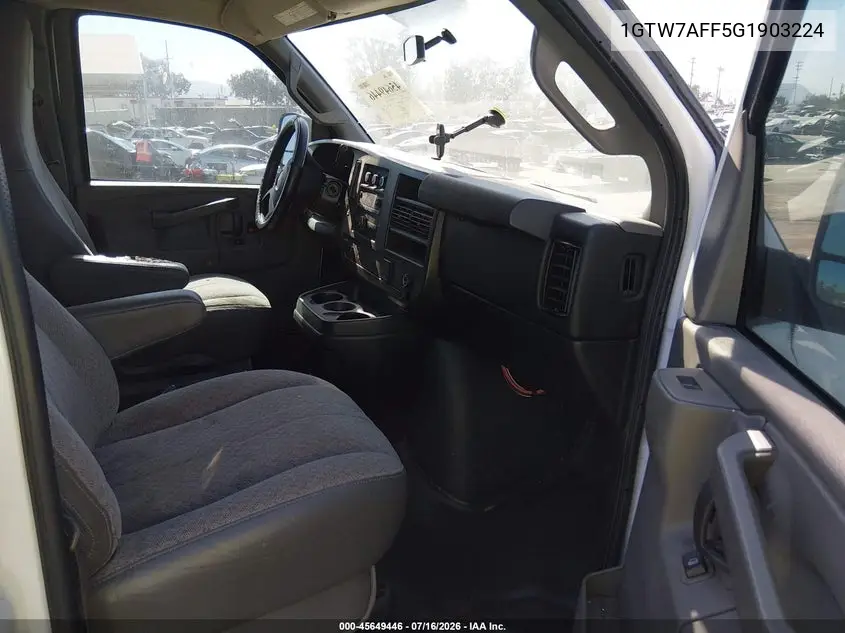 2016 GMC Savana 2500 Work Van VIN: 1GTW7AFF5G1903224 Lot: 45649446