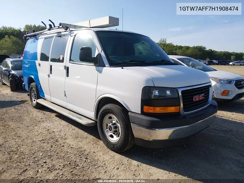 2017 GMC Savana 2500 Work Van VIN: 1GTW7AFF7H1908474 Lot: 45249304