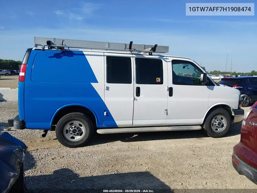 2017 GMC Savana 2500 Work Van VIN: 1GTW7AFF7H1908474 Lot: 45249304