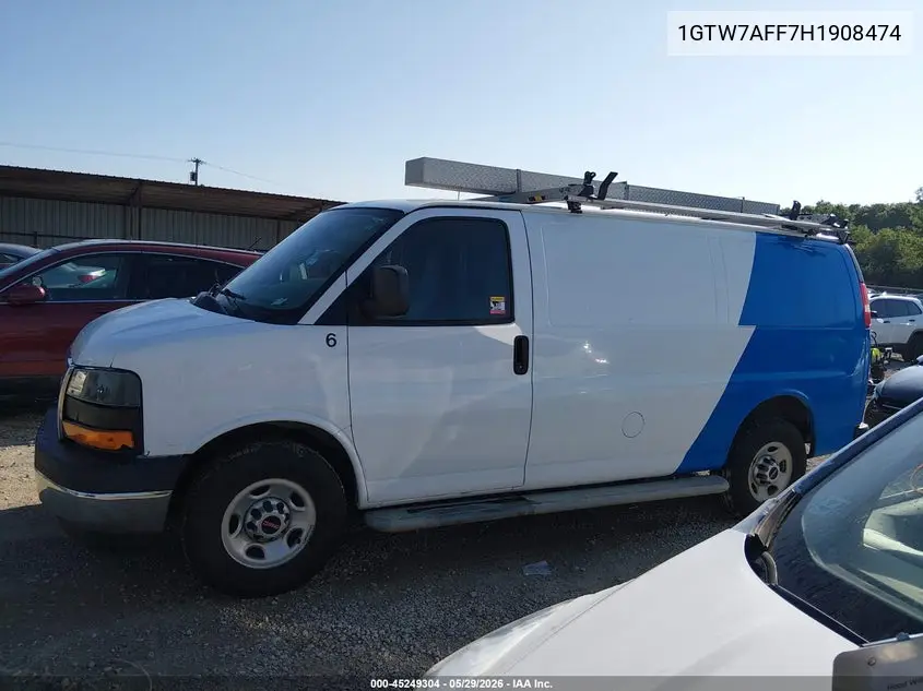 2017 GMC Savana 2500 Work Van VIN: 1GTW7AFF7H1908474 Lot: 45249304