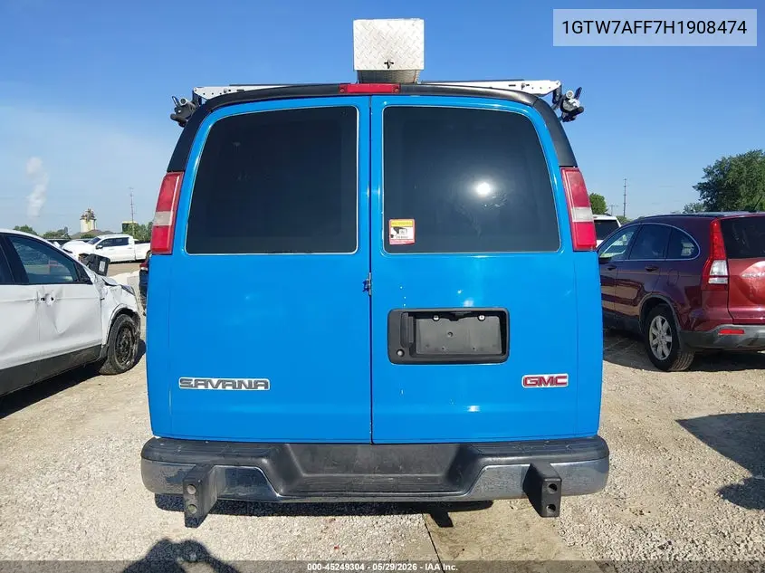 2017 GMC Savana 2500 Work Van VIN: 1GTW7AFF7H1908474 Lot: 45249304
