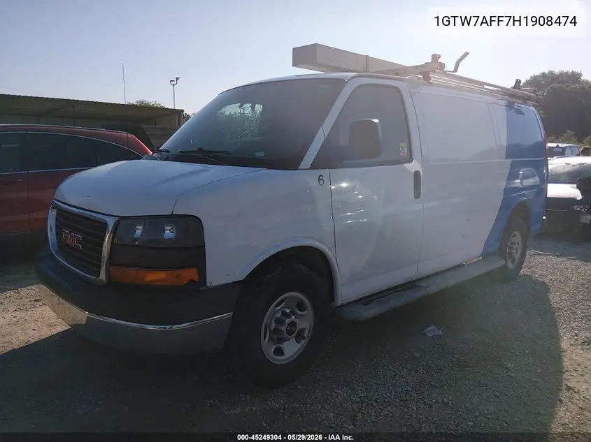 2017 GMC Savana 2500 Work Van VIN: 1GTW7AFF7H1908474 Lot: 45249304
