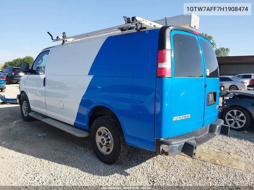 2017 GMC Savana 2500 Work Van VIN: 1GTW7AFF7H1908474 Lot: 45249304