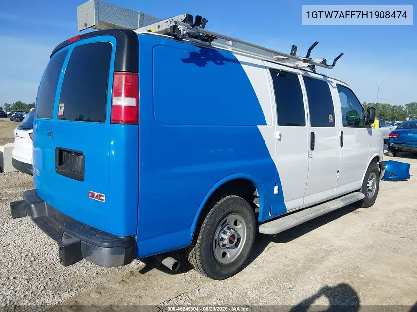 2017 GMC Savana 2500 Work Van VIN: 1GTW7AFF7H1908474 Lot: 45249304