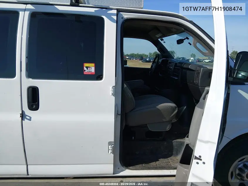 2017 GMC Savana 2500 Work Van VIN: 1GTW7AFF7H1908474 Lot: 45249304