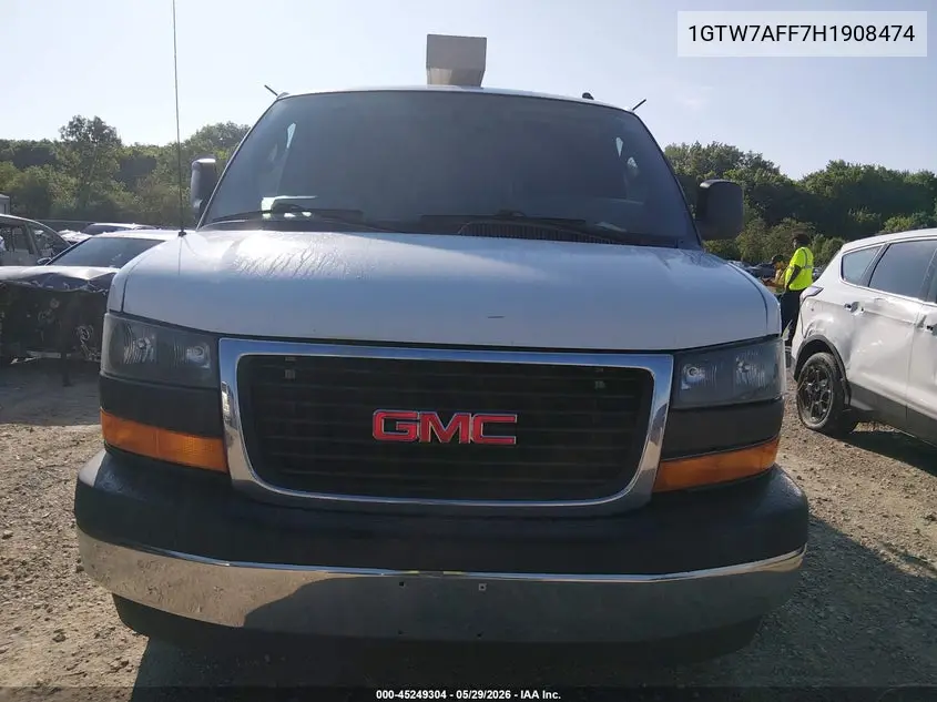 2017 GMC Savana 2500 Work Van VIN: 1GTW7AFF7H1908474 Lot: 45249304