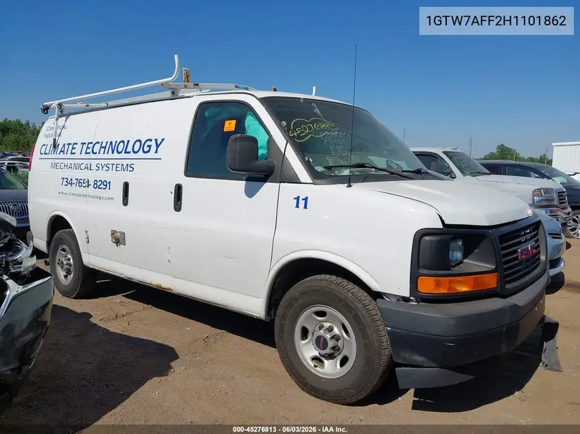 2017 GMC Savana 2500 Work Van VIN: 1GTW7AFF2H1101862 Lot: 45276813