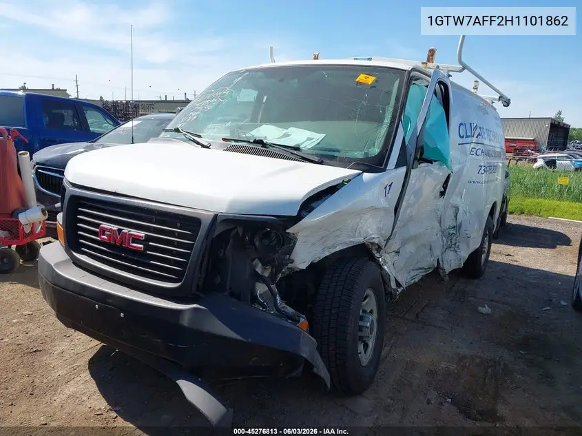 2017 GMC Savana 2500 Work Van VIN: 1GTW7AFF2H1101862 Lot: 45276813