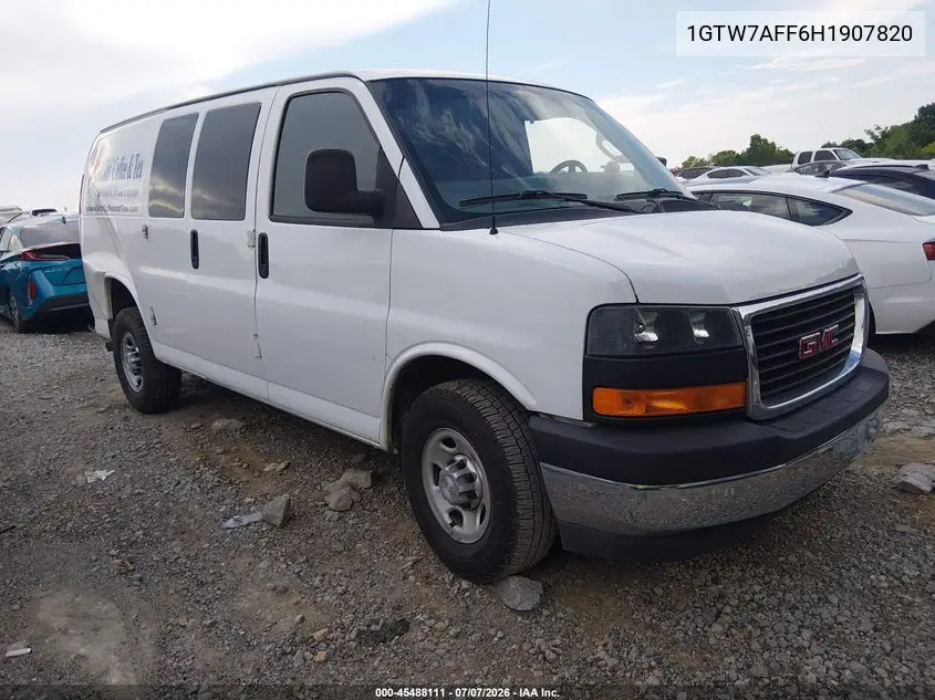2017 GMC Savana 2500 Work Van VIN: 1GTW7AFF6H1907820 Lot: 45488111
