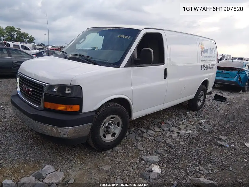 2017 GMC Savana 2500 Work Van VIN: 1GTW7AFF6H1907820 Lot: 45488111
