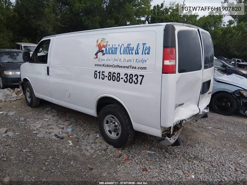 2017 GMC Savana 2500 Work Van VIN: 1GTW7AFF6H1907820 Lot: 45488111