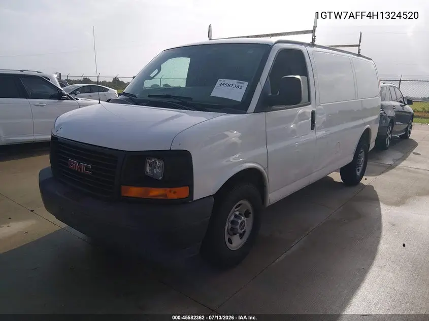 2017 GMC Savana 2500 Work Van VIN: 1GTW7AFF4H1324520 Lot: 45582362