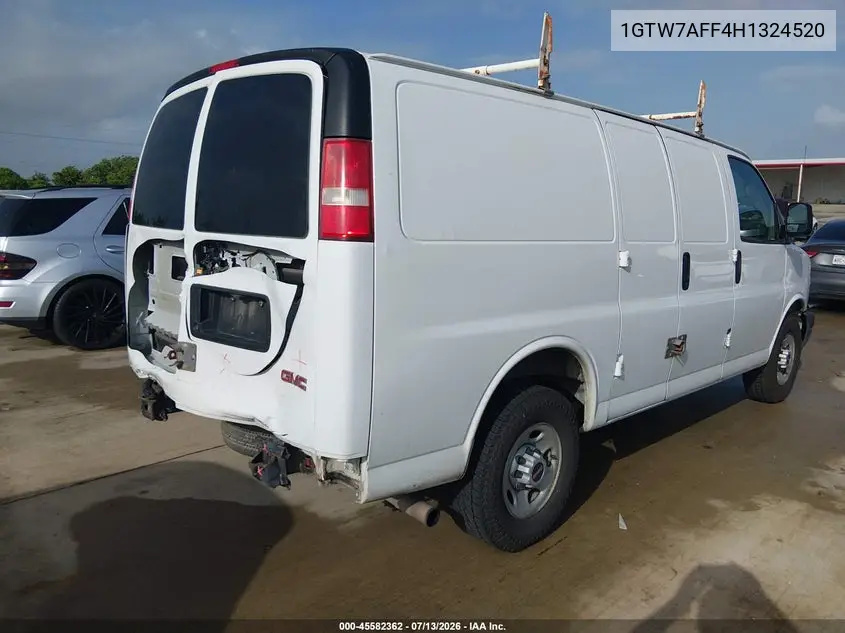 2017 GMC Savana 2500 Work Van VIN: 1GTW7AFF4H1324520 Lot: 45582362