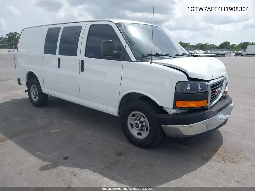 2017 GMC Savana 2500 Work Van VIN: 1GTW7AFF4H1908304 Lot: 45622793