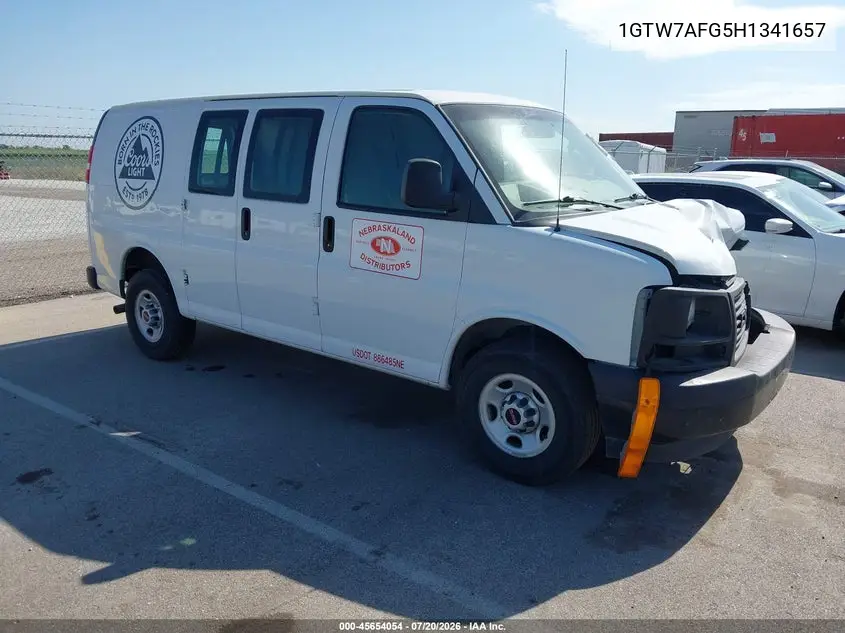 2017 GMC Savana 2500 Work Van VIN: 1GTW7AFG5H1341657 Lot: 45654054