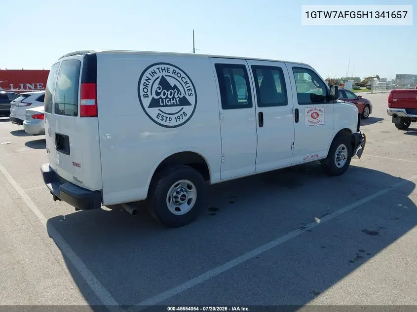 2017 GMC Savana 2500 Work Van VIN: 1GTW7AFG5H1341657 Lot: 45654054