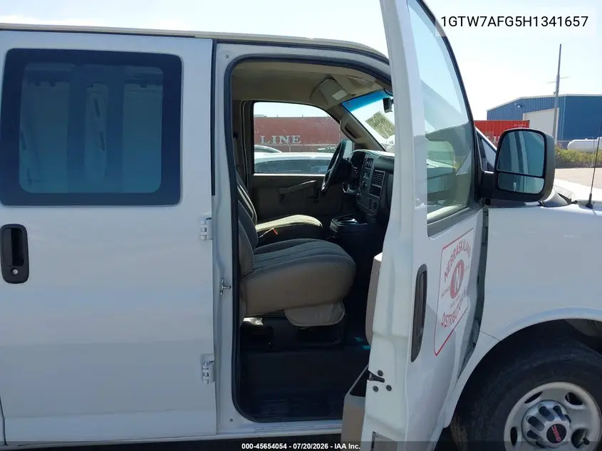 2017 GMC Savana 2500 Work Van VIN: 1GTW7AFG5H1341657 Lot: 45654054