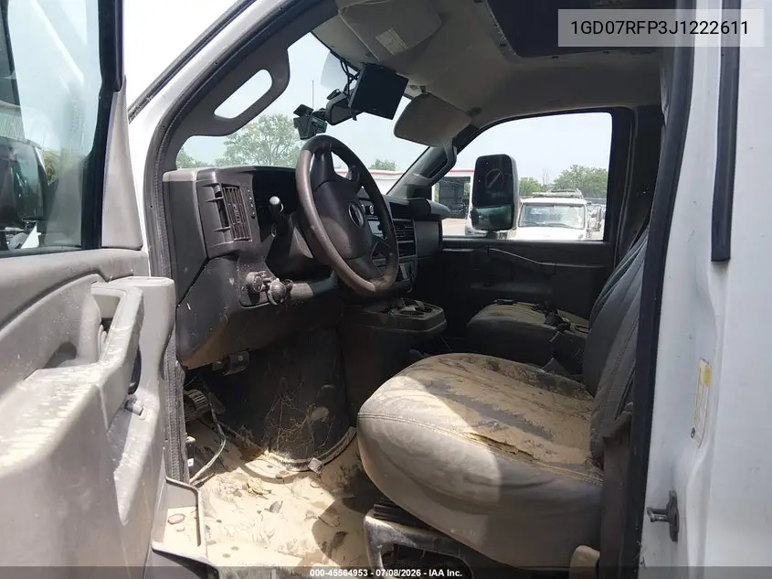 2018 GMC Savana Cutaway Work Van VIN: 1GD07RFP3J1222611 Lot: 45564953