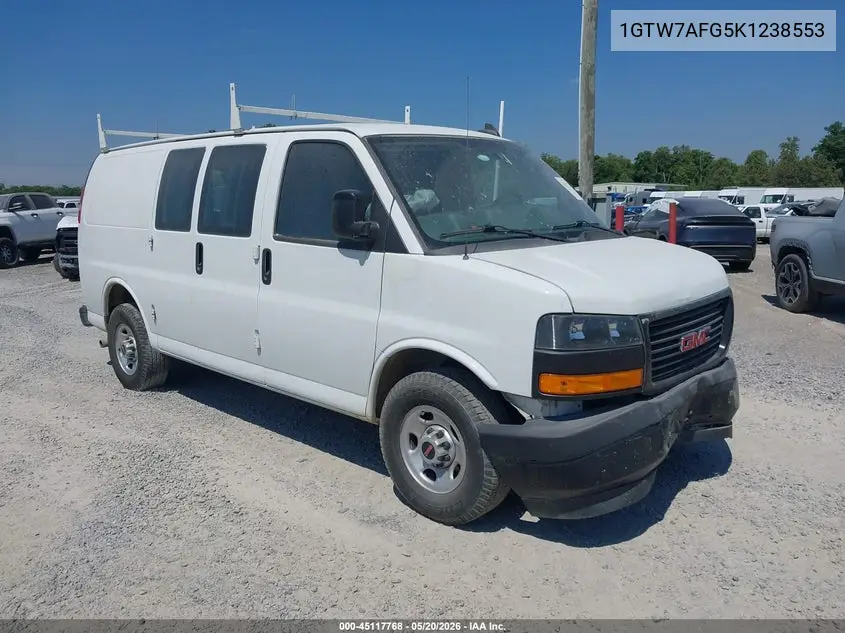 2019 GMC Savana 2500 Work Van VIN: 1GTW7AFG5K1238553 Lot: 45117768